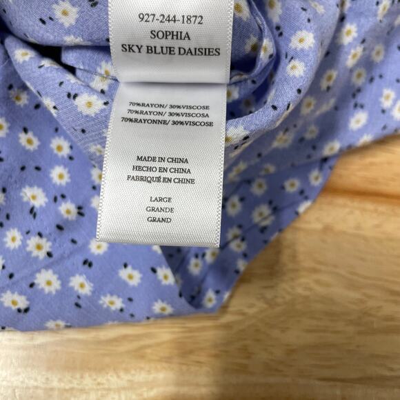 Rails NWT Sophia Daisy Romper Size L No Belt Relaxed Fit V-neck Short Sleeve - Picture 6 of 13